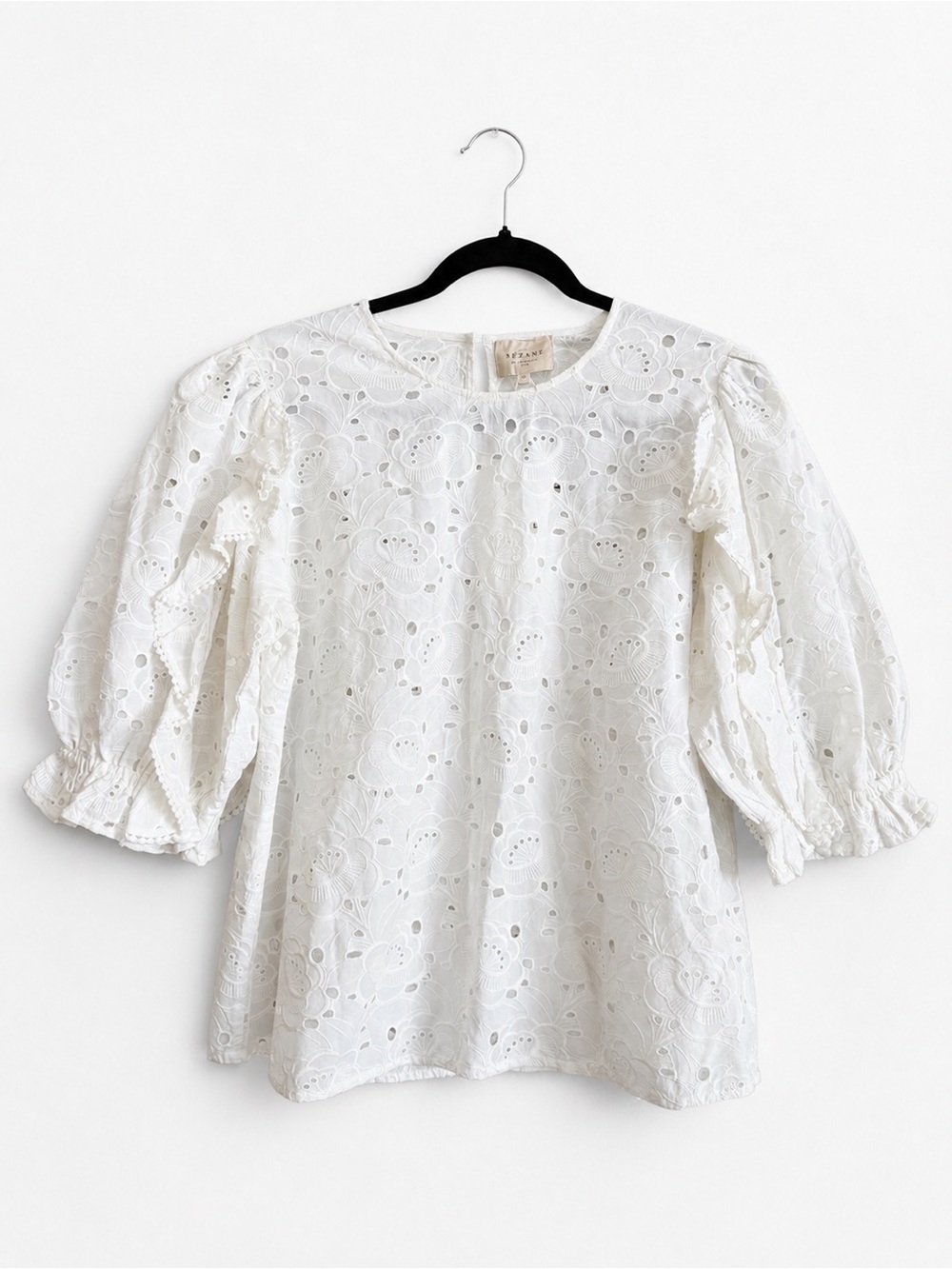 SEZANE Yaelle Blouse Size 42 Size 10 NWT - Picture 8 of 14